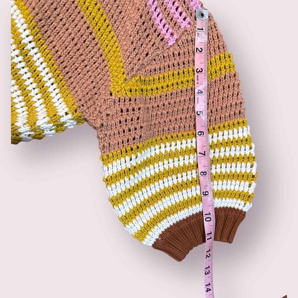 Sachin + Babi | Multicolor Knit Cropped Penny Cardigan - Picture 11 of 14